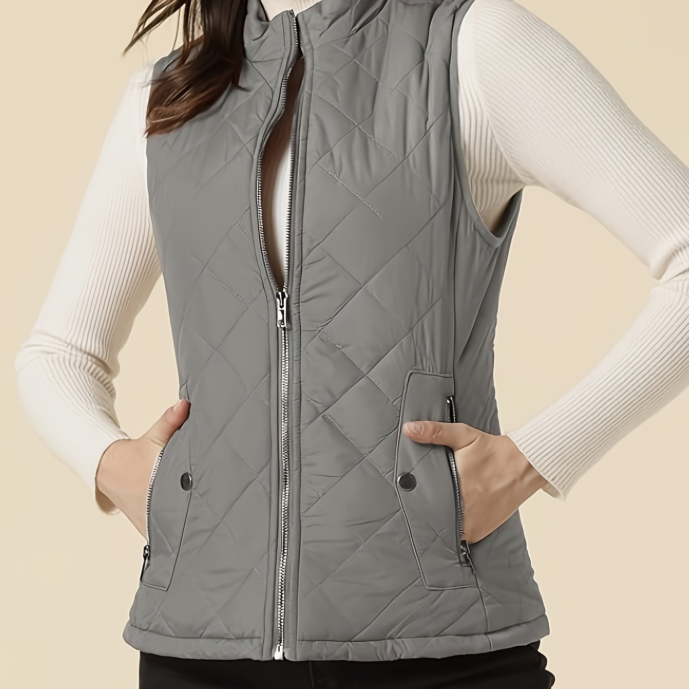 LUMMÉRAS Women's Lightweight Stand Collar Vest