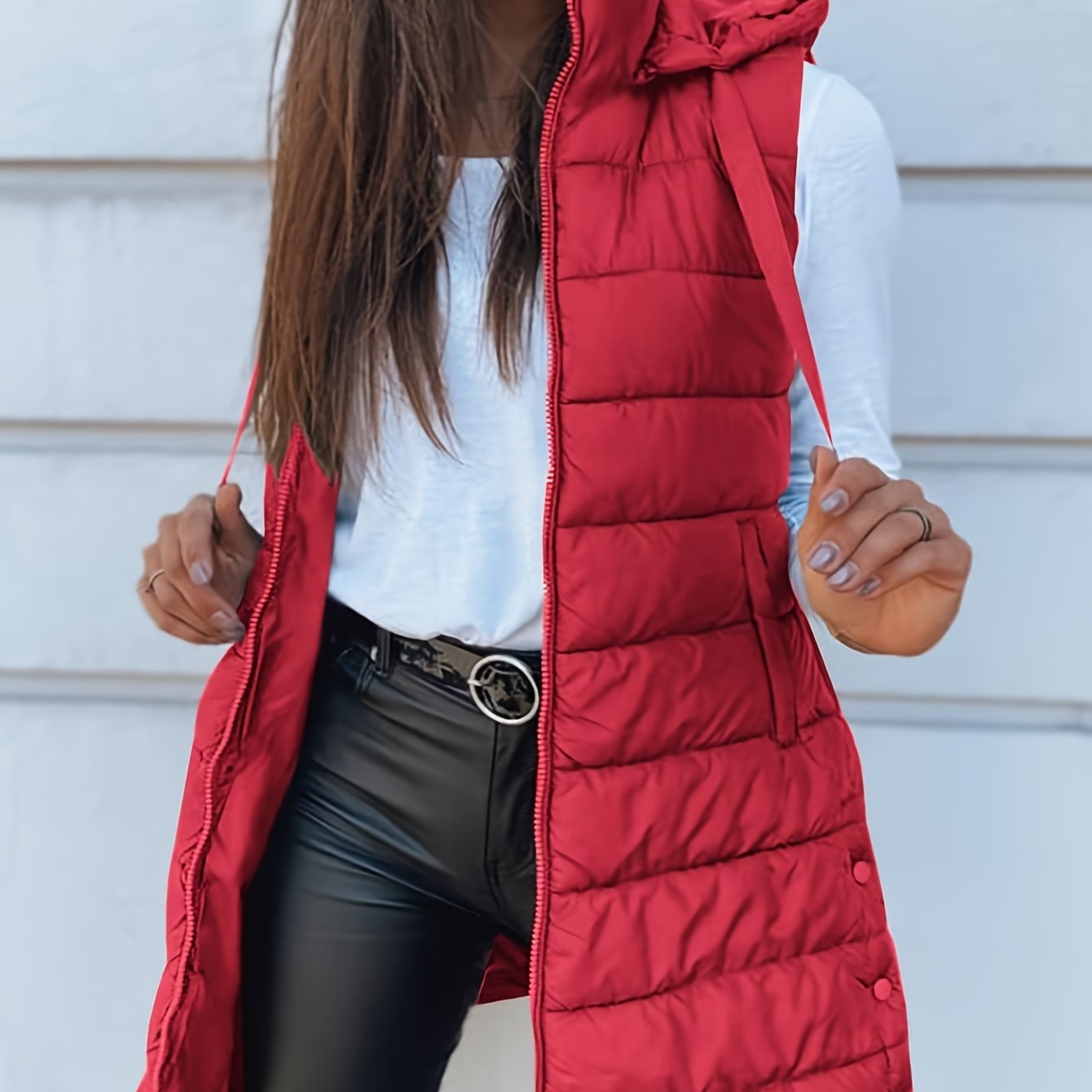 LUMMÉRAS Elegant Women's Hooded Warm Vest