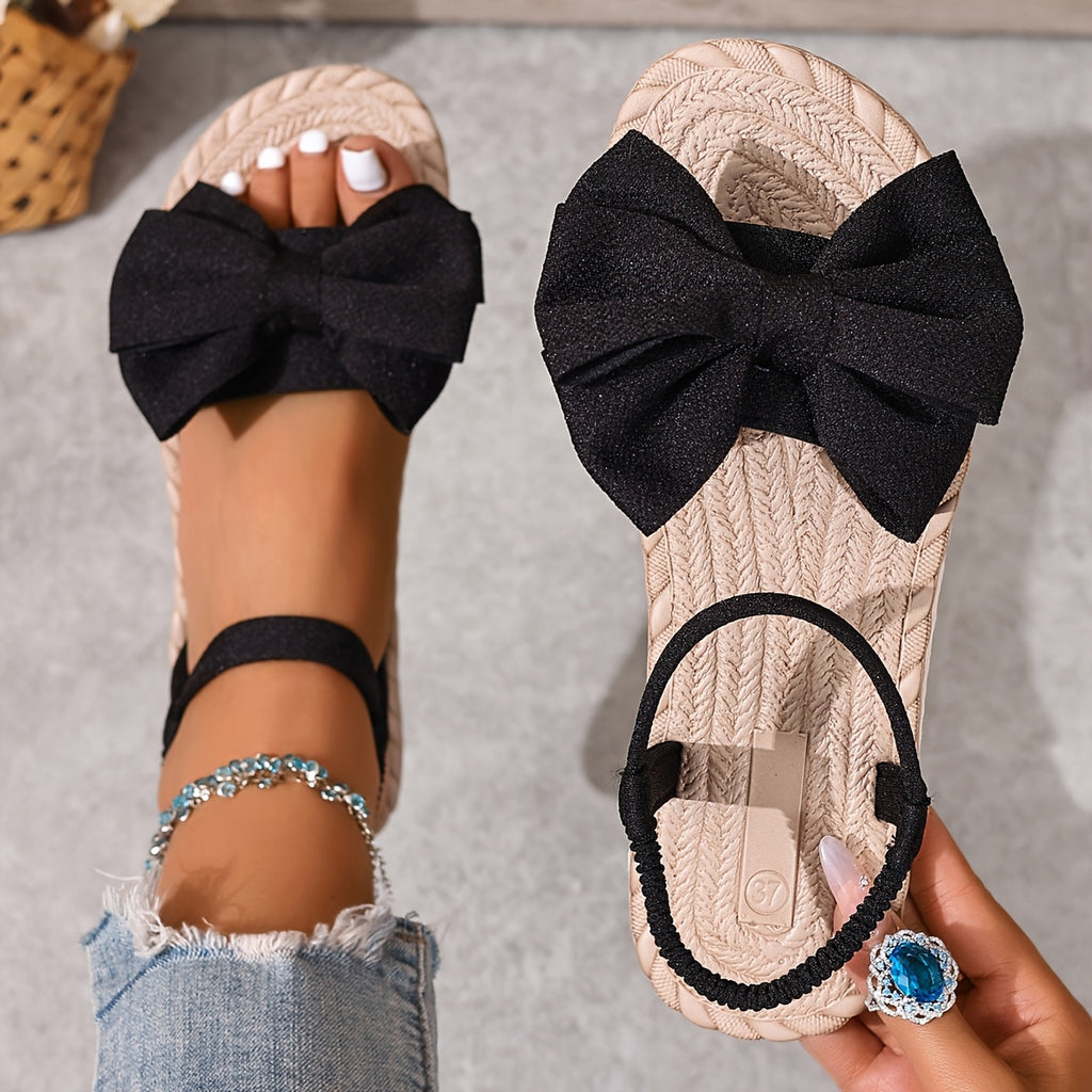 LUMMÉRAS Belle Bow Slide Sandals