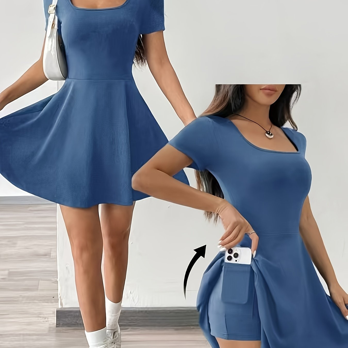 LUMMÉRAS Short Athletic Dress - Comfortable for Workout and Casual Wear