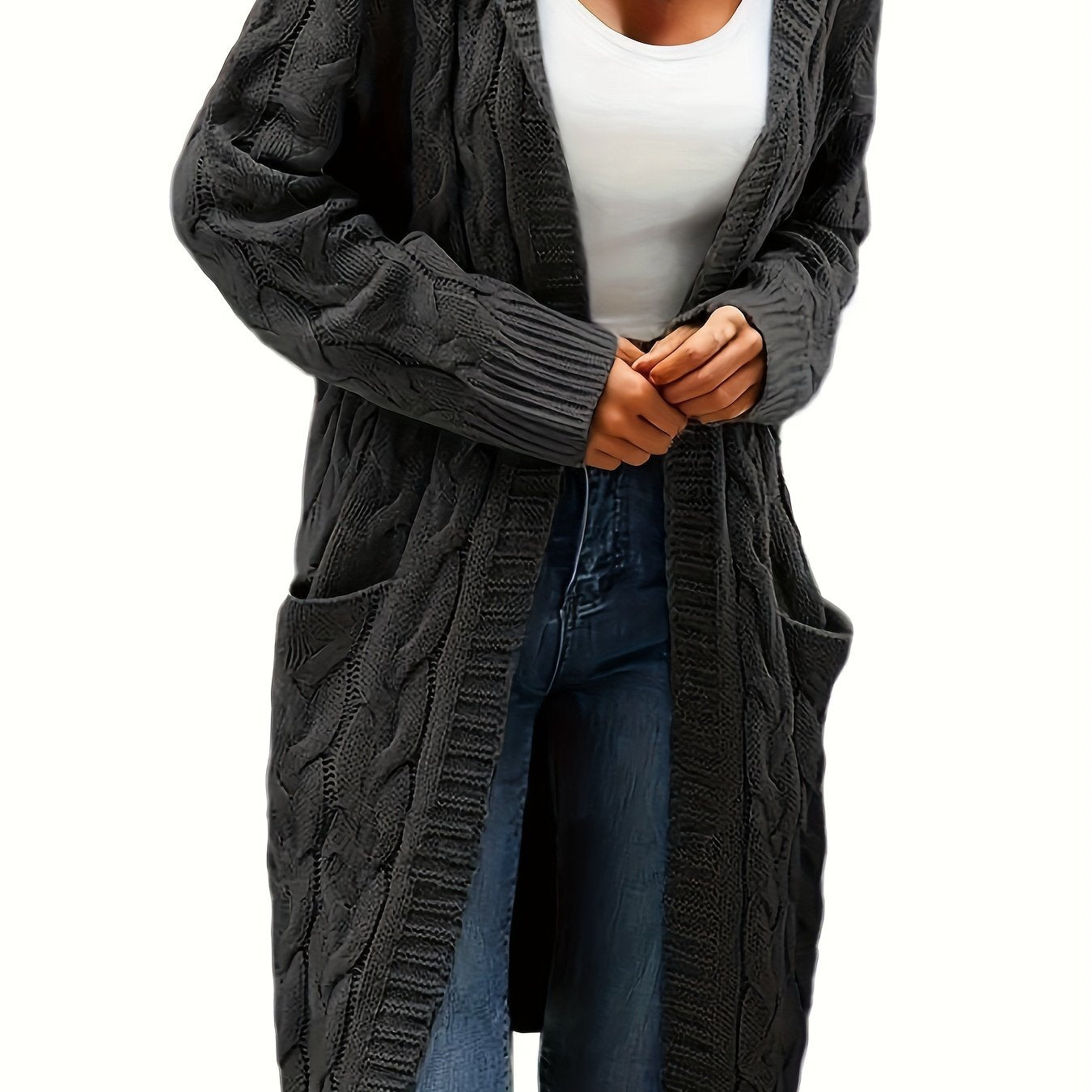 LUMMÉRAS Women's Open Front Cardigan with Pockets