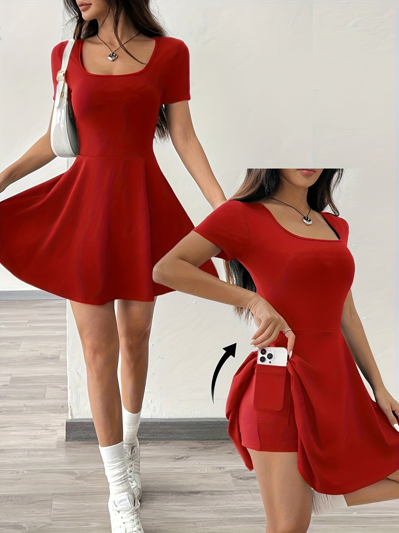 LUMMÉRAS Short Athletic Dress - Comfortable for Workout and Casual Wear