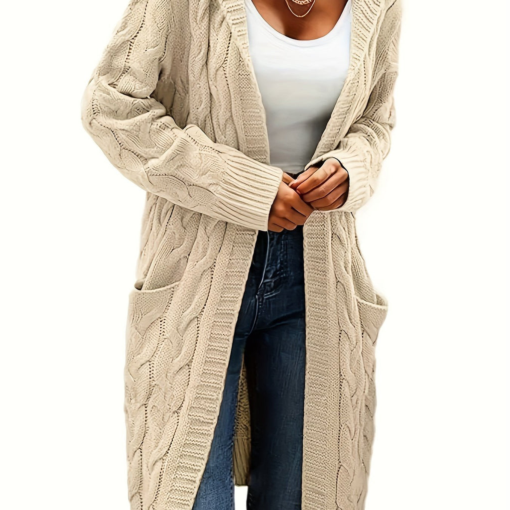LUMMÉRAS Women's Open Front Cardigan with Pockets
