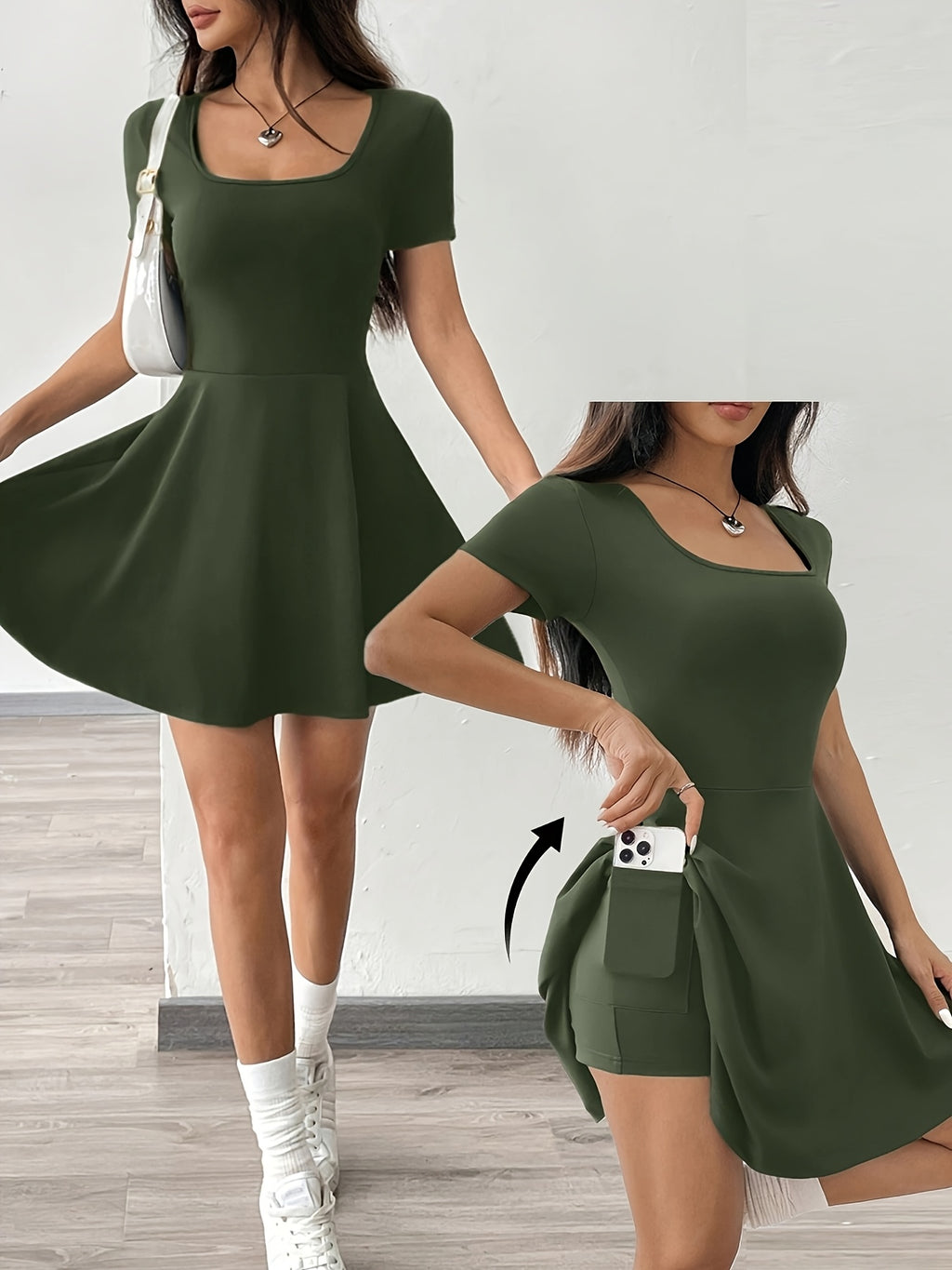 LUMMÉRAS Short Athletic Dress - Comfortable for Workout and Casual Wear