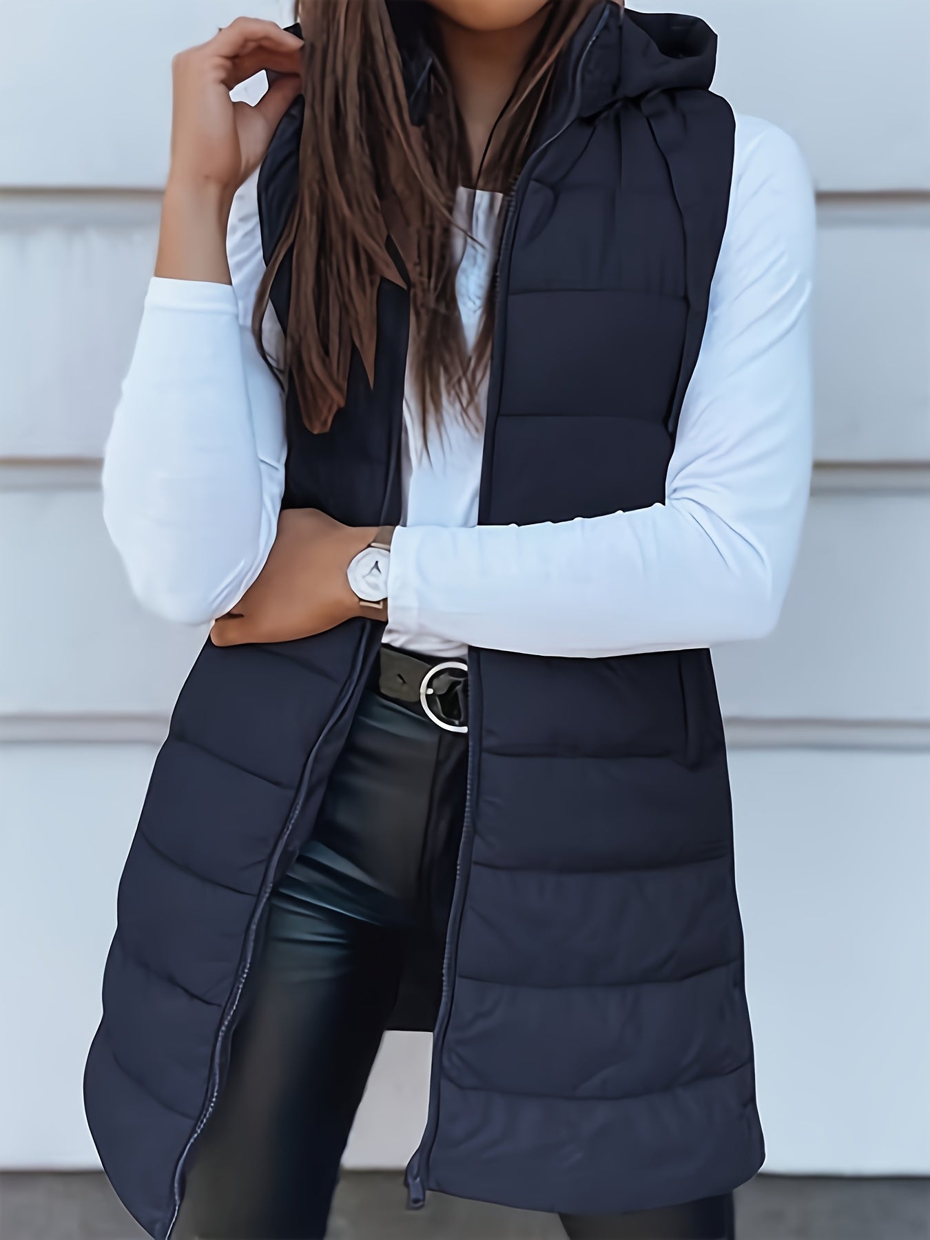 LUMMÉRAS Elegant Women's Hooded Warm Vest