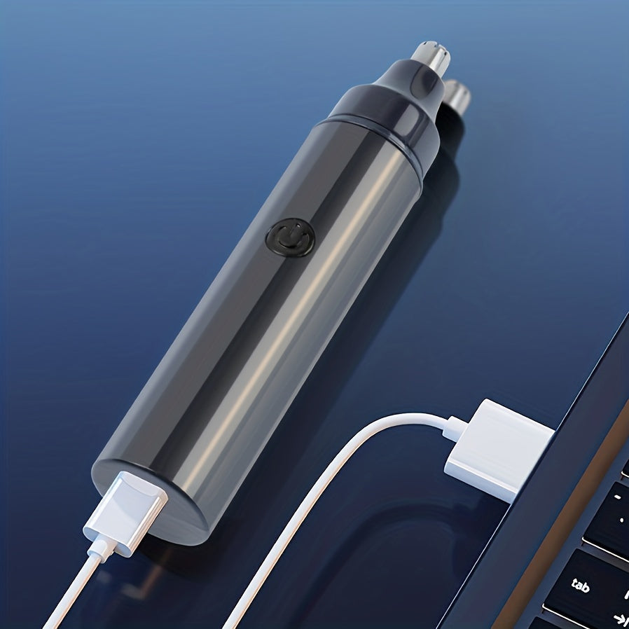 LUMMÉRAS USB Rechargeable Nose, Ear & Eyebrow Trimmer – Painless & Unisex Facial Hair Remover
