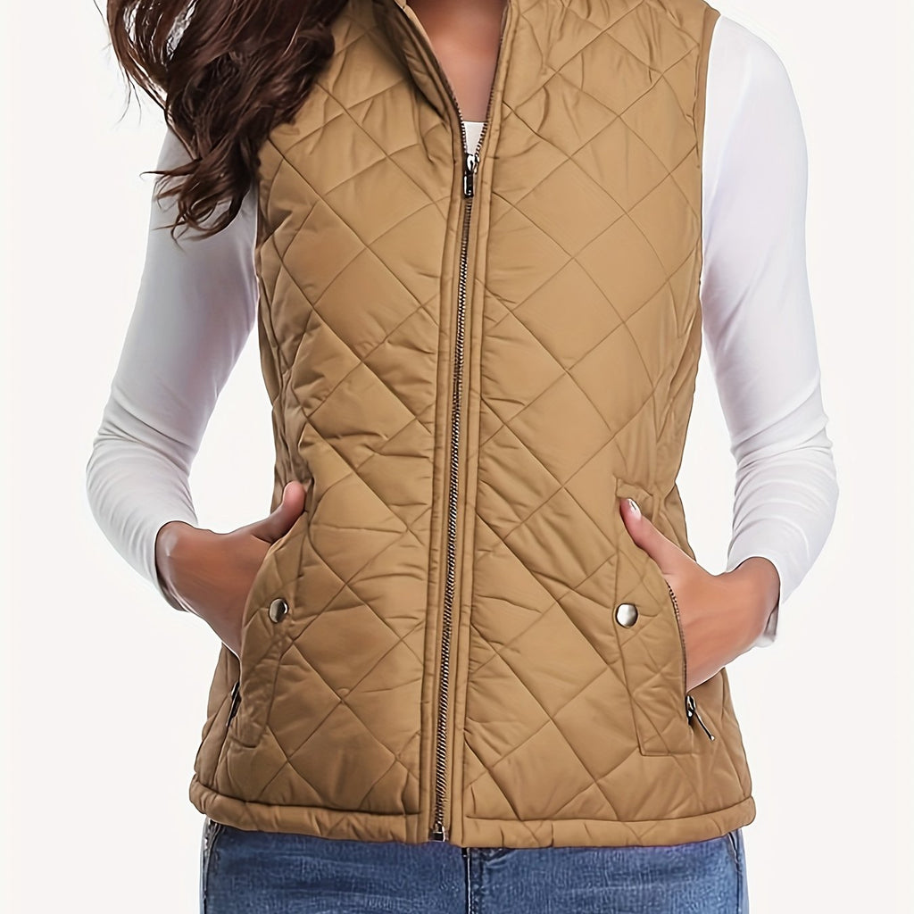 LUMMÉRAS Women's Lightweight Stand Collar Vest