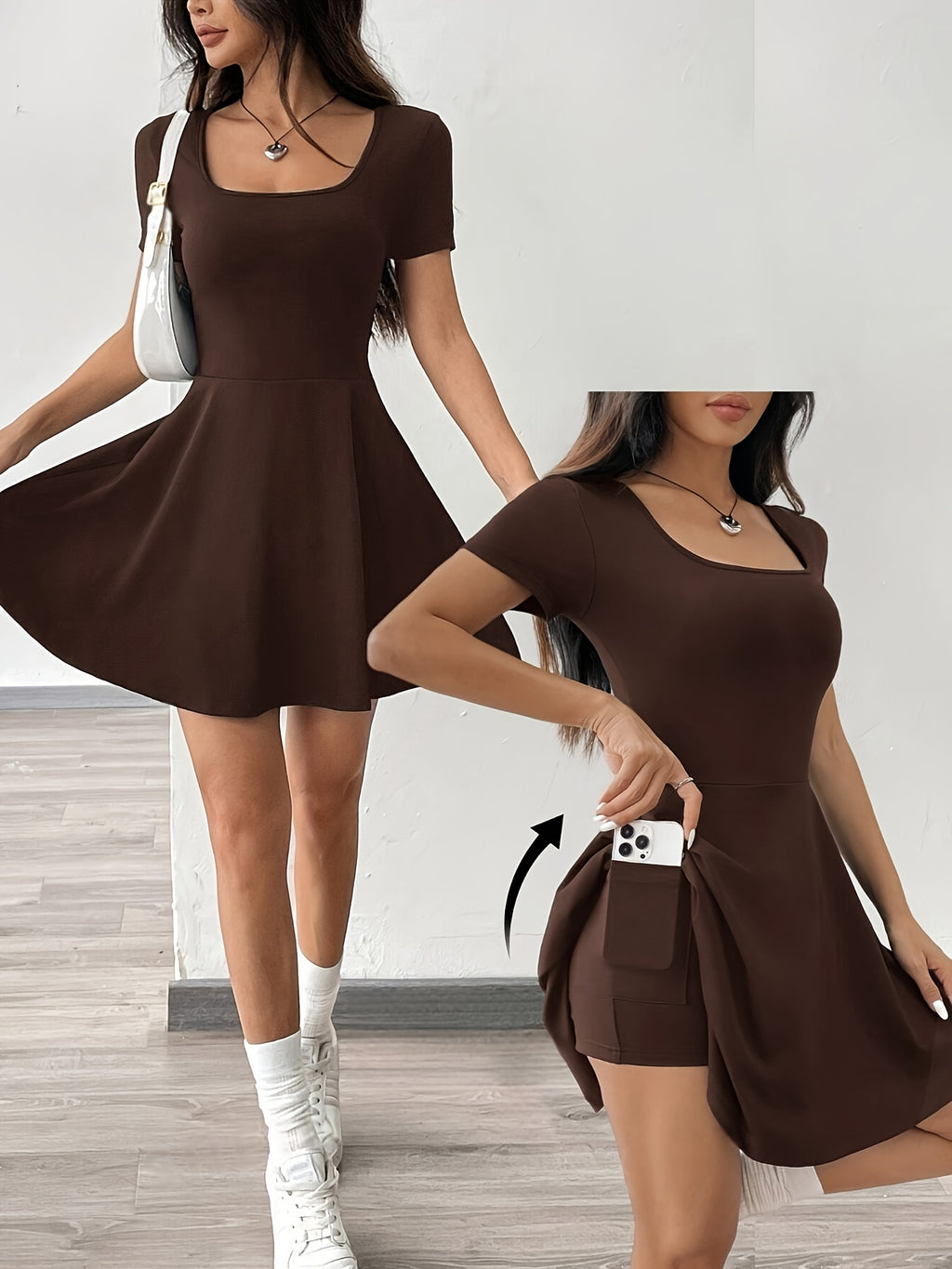 LUMMÉRAS Short Athletic Dress - Comfortable for Workout and Casual Wear