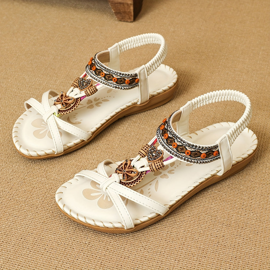LUMMÉRAS Butterfly Rhinestone Sandals