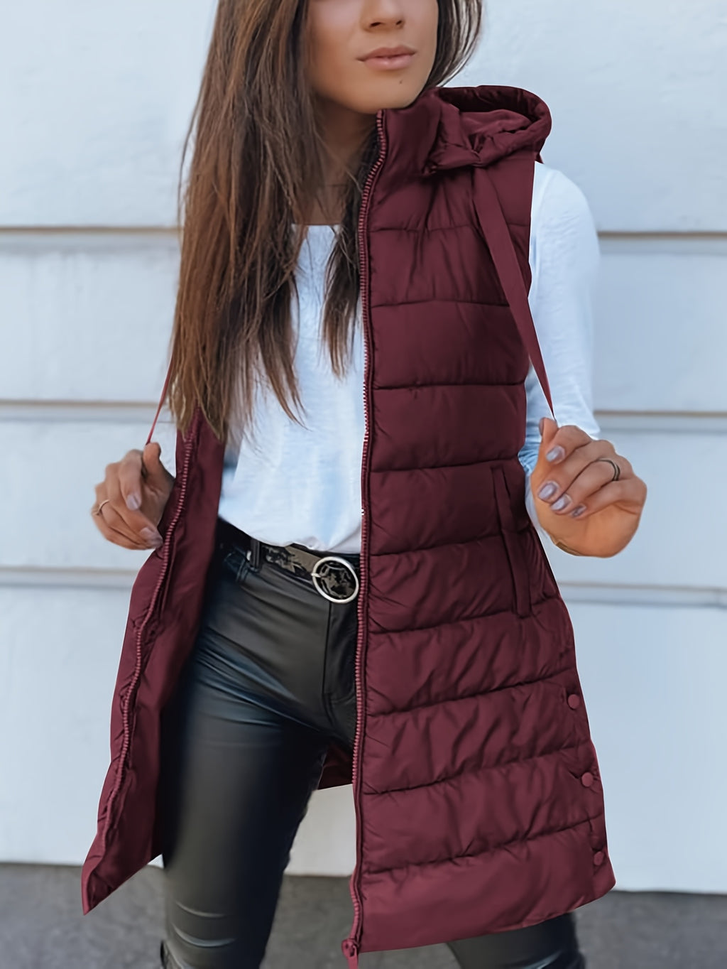 LUMMÉRAS Elegant Women's Hooded Warm Vest