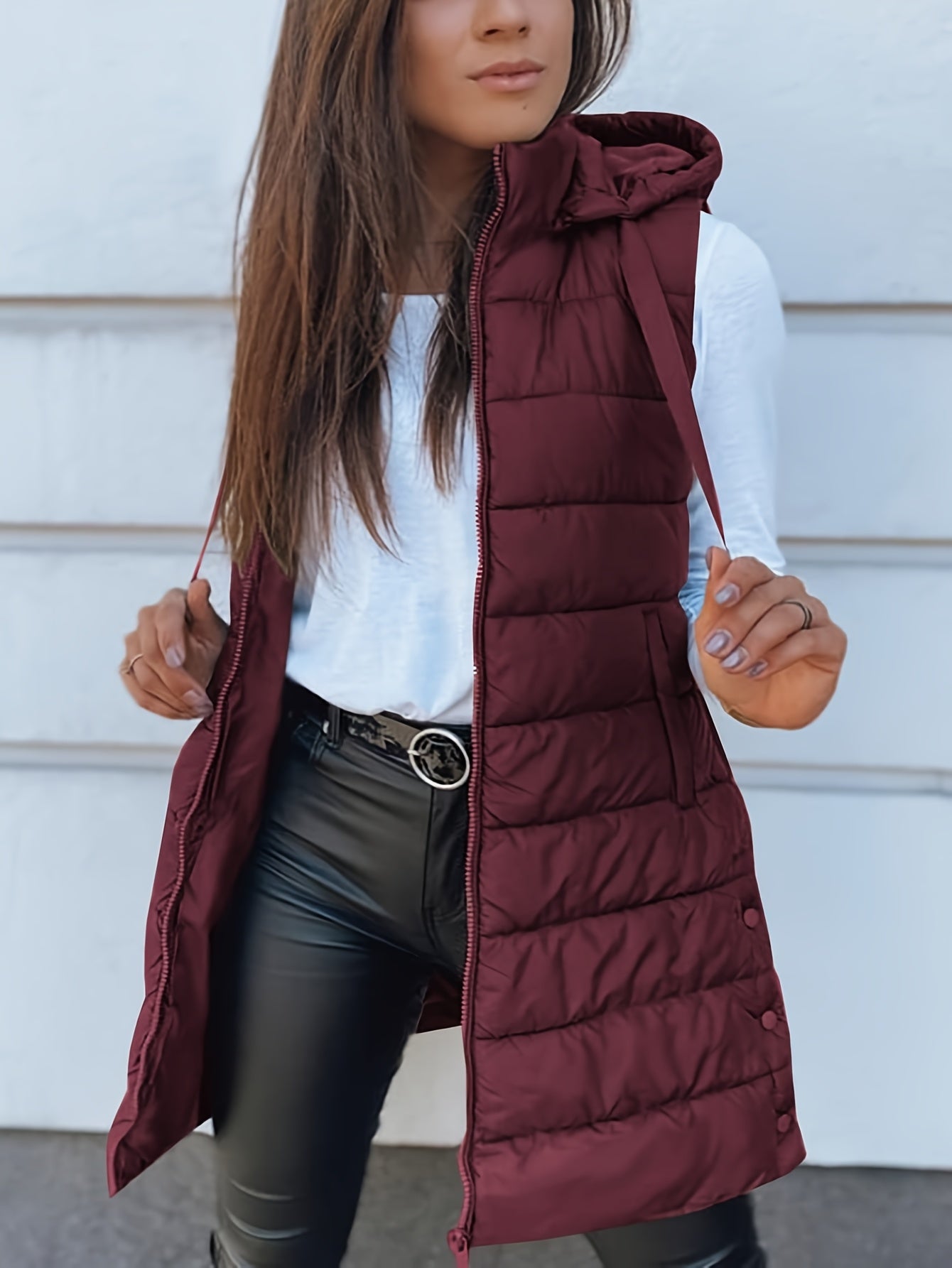 LUMMÉRAS Elegant Women's Hooded Warm Vest