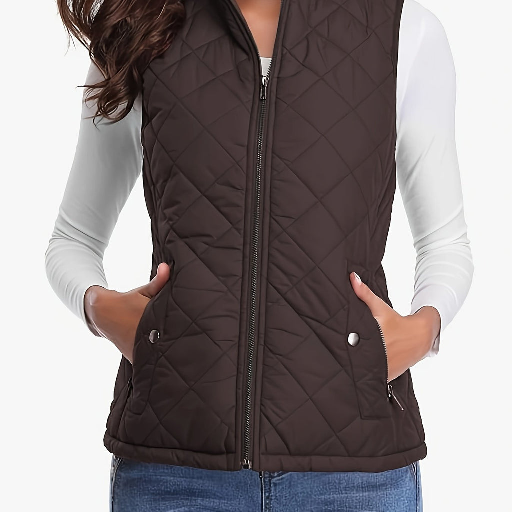 LUMMÉRAS Women's Lightweight Stand Collar Vest