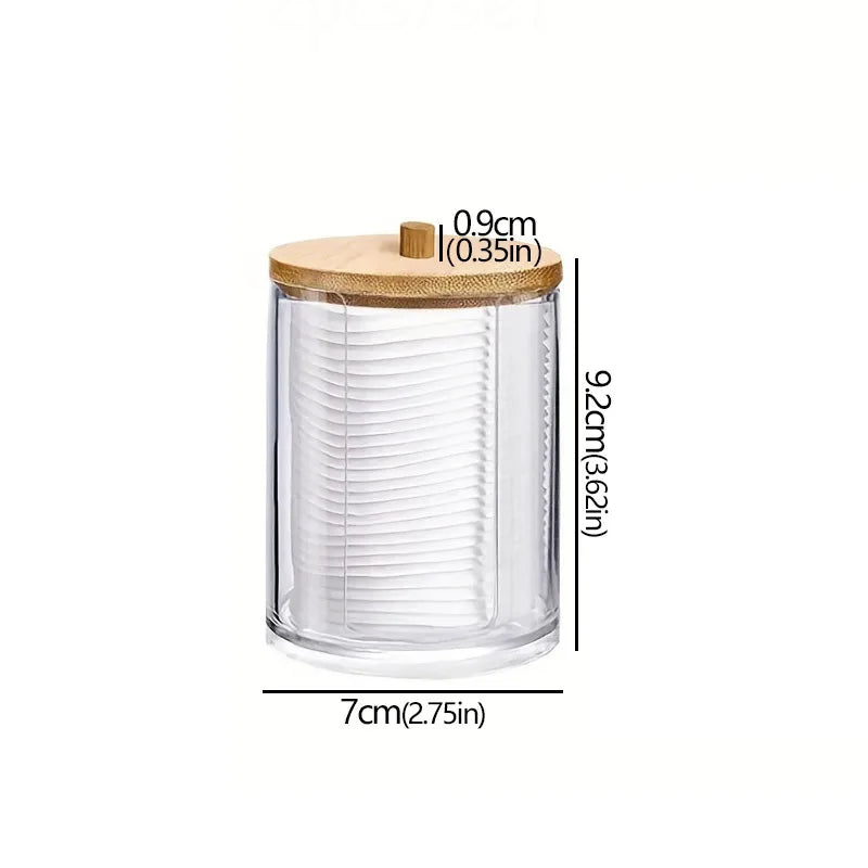 LUMMÉRAS Bamboo-Lid Acrylic Organizer Jar