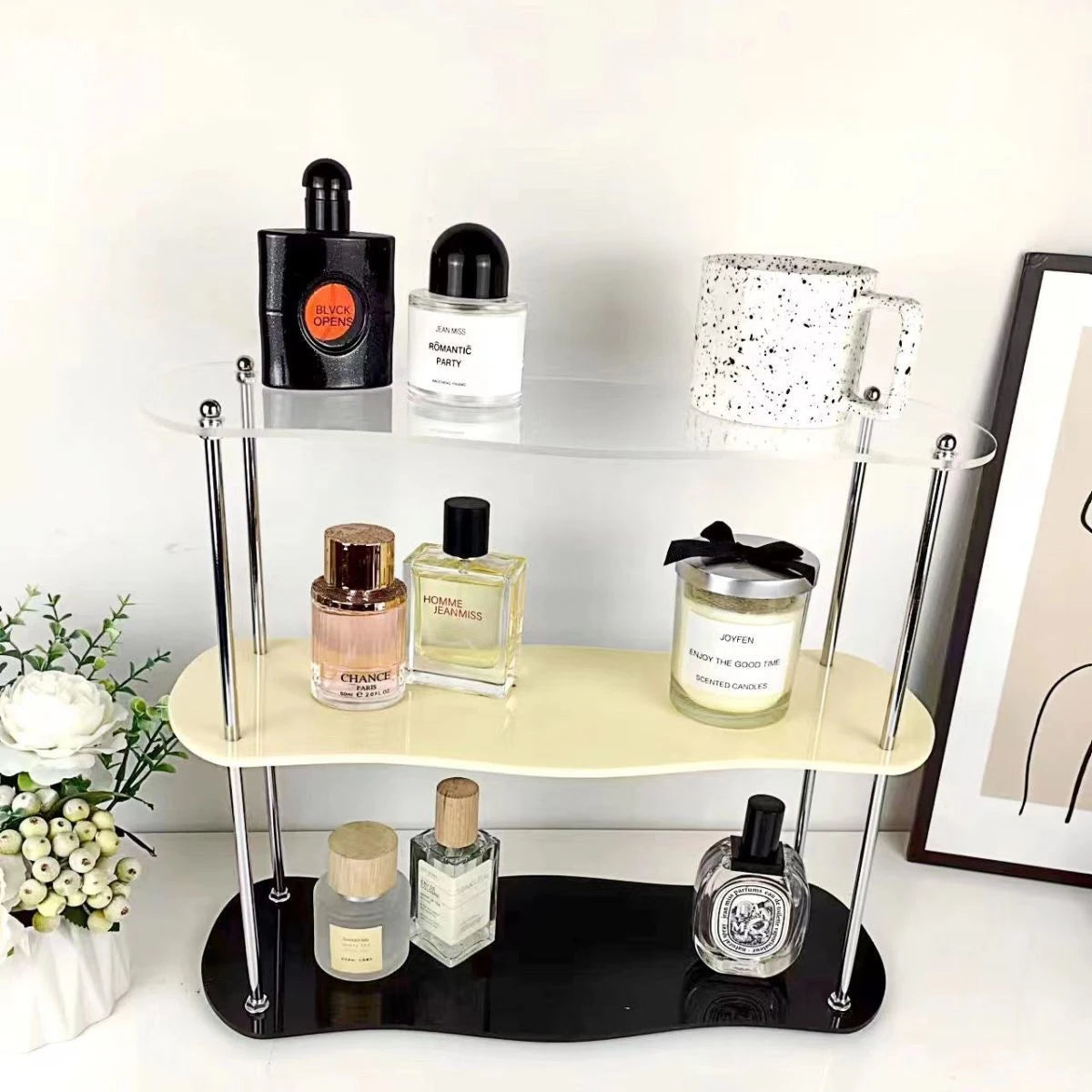 LUMMÉRAS CrystalRise – 3-Tier Acrylic Storage Rack