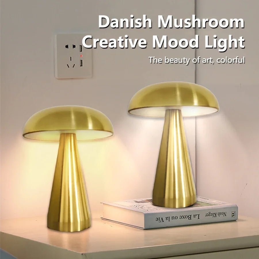 LUMMÉRAS Danish Mushroom Touch Lamp