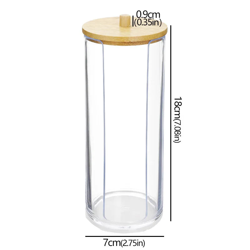 LUMMÉRAS Bamboo-Lid Acrylic Organizer Jar