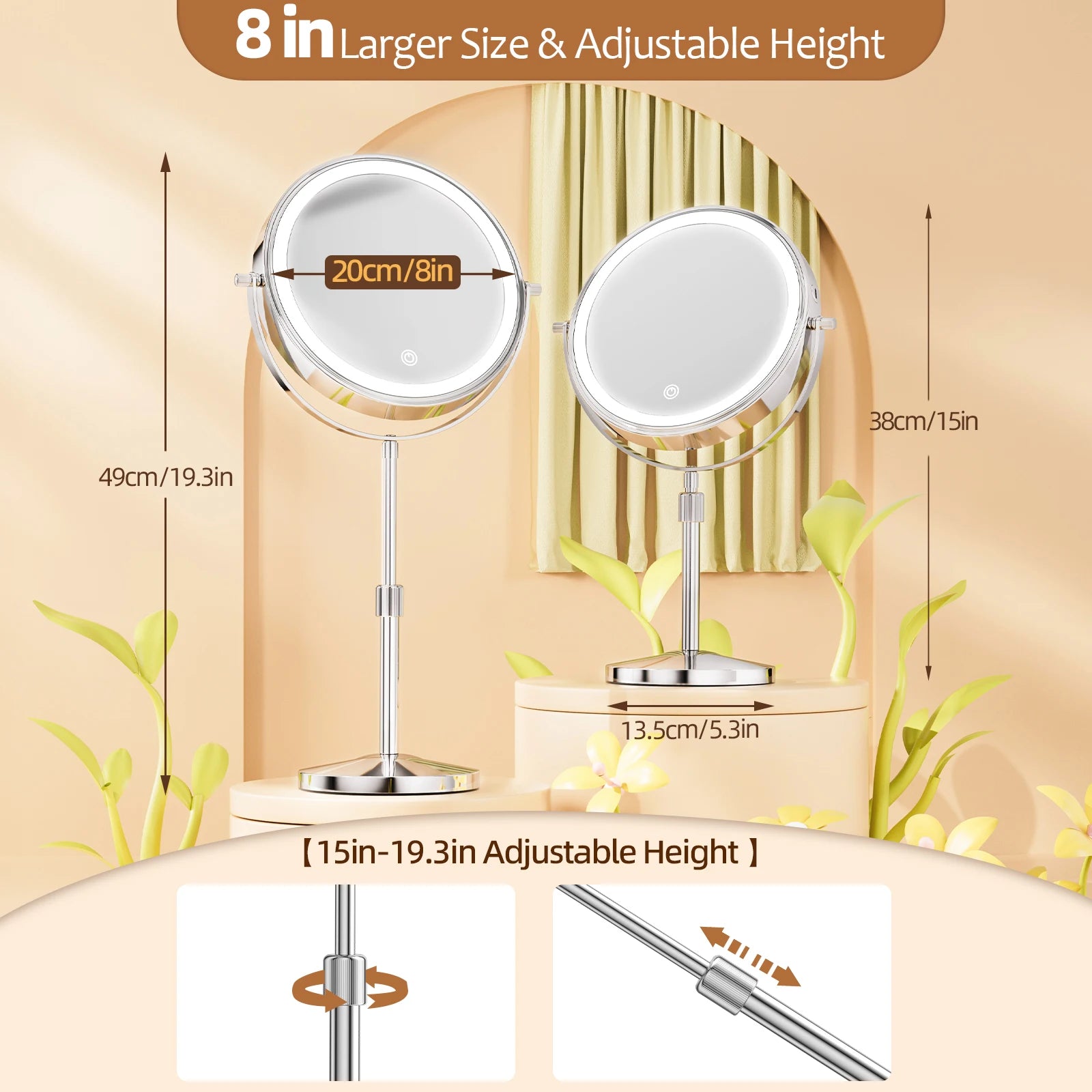 LUMMÉRAS Dual Glow Vanity Mirror