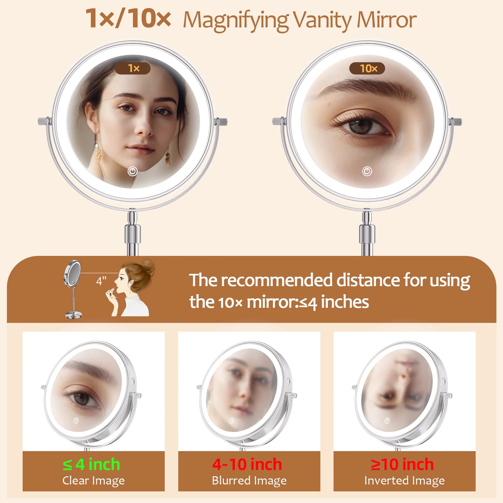 LUMMÉRAS Dual Glow Vanity Mirror