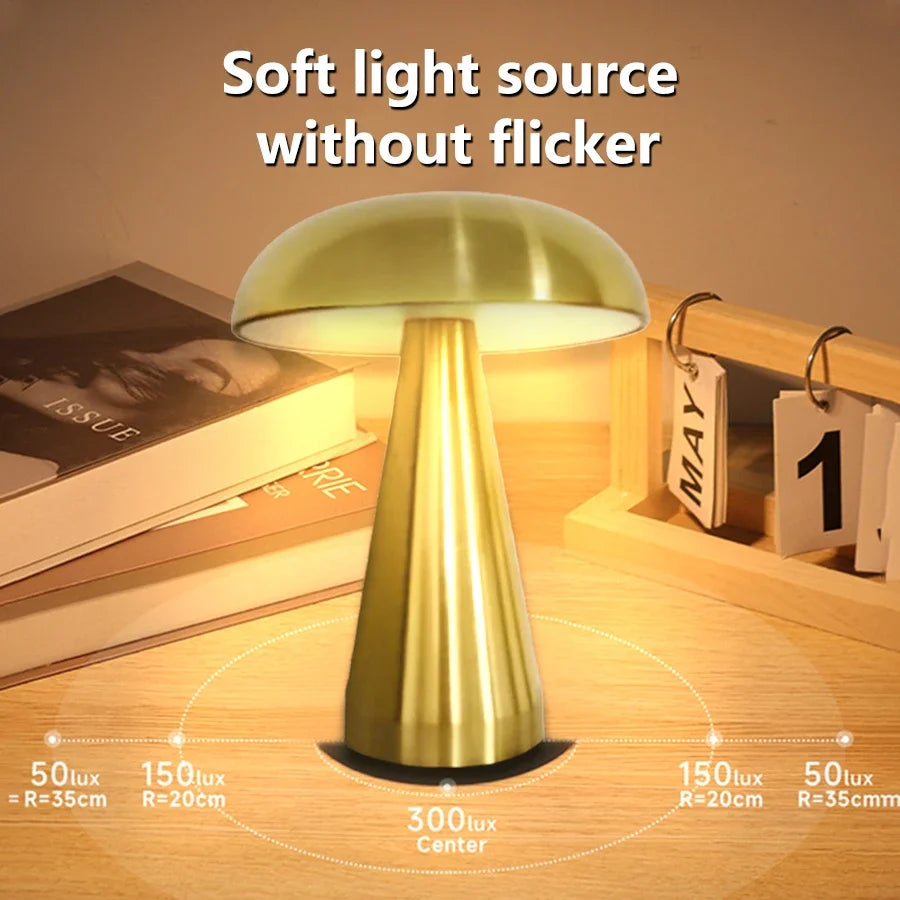 LUMMÉRAS Danish Mushroom Touch Lamp