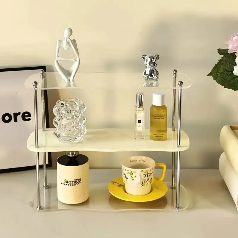 LUMMÉRAS CrystalRise – 3-Tier Acrylic Storage Rack