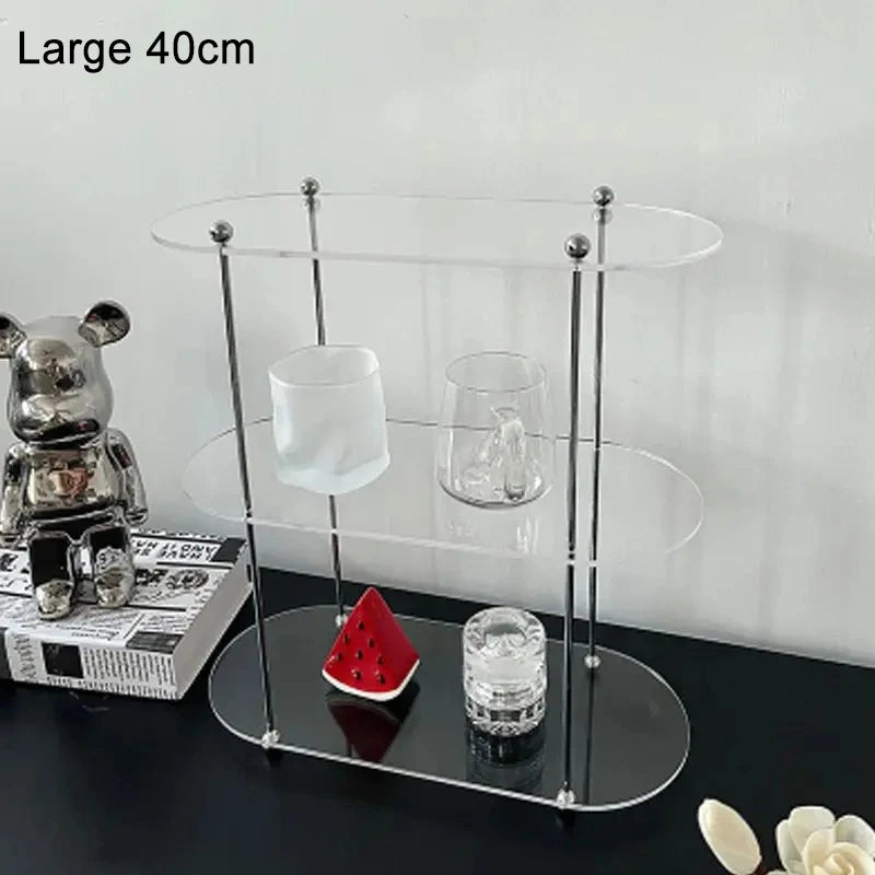 LUMMÉRAS CrystalRise – 3-Tier Acrylic Storage Rack
