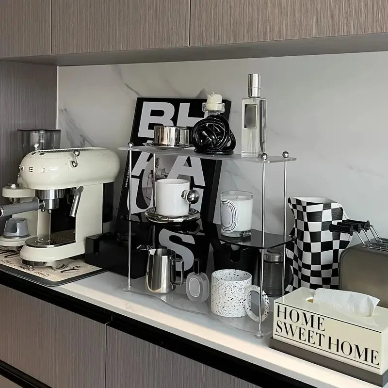 LUMMÉRAS CrystalRise – 3-Tier Acrylic Storage Rack