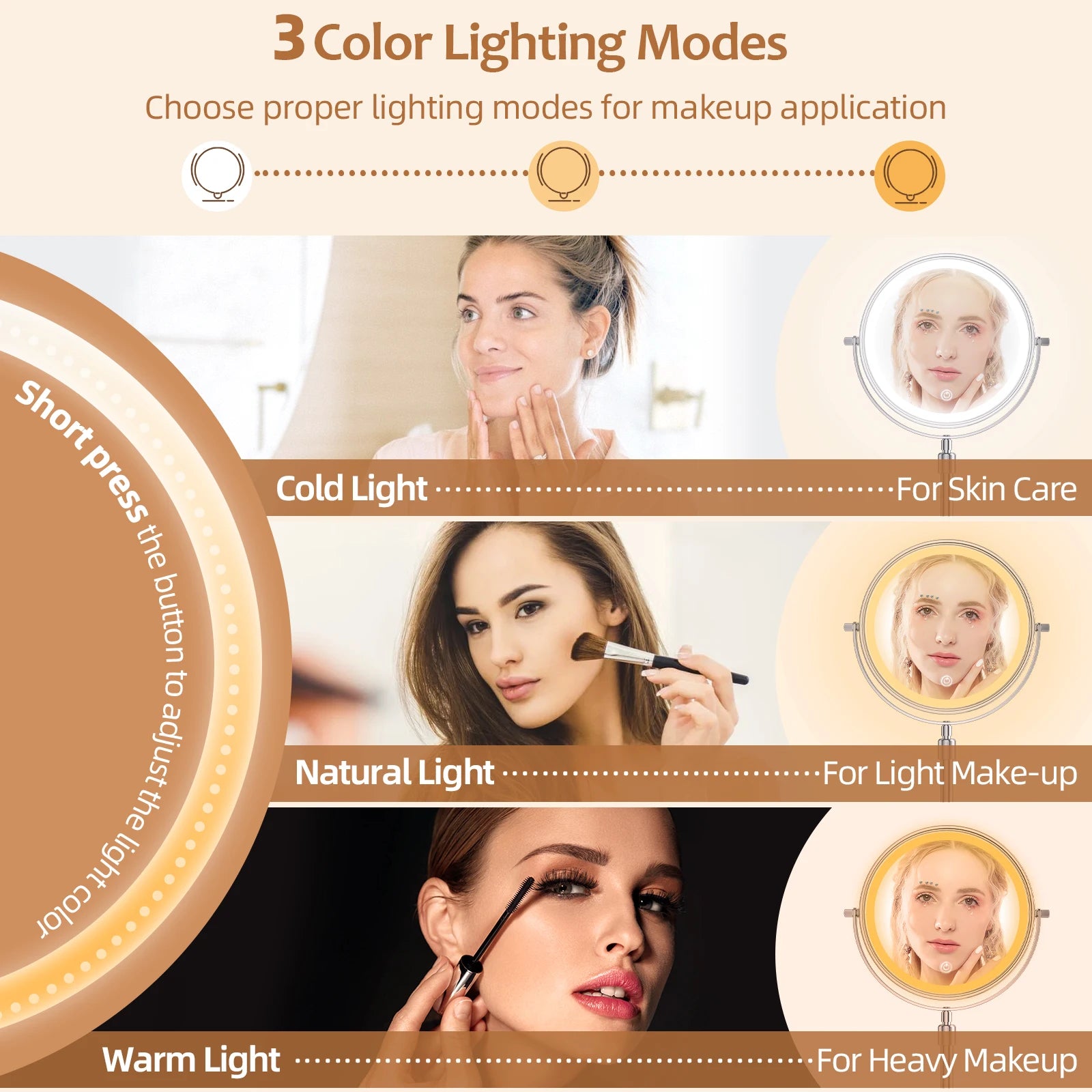 LUMMÉRAS Dual Glow Vanity Mirror
