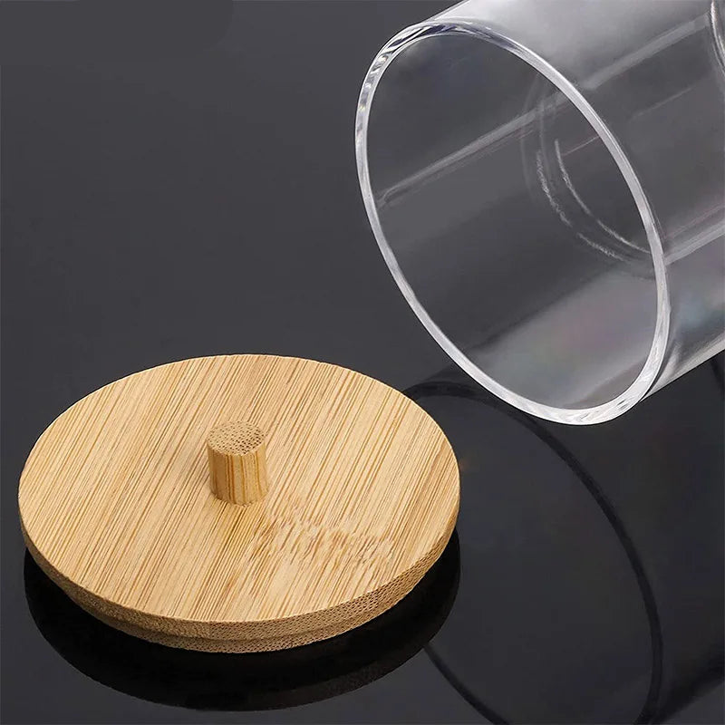 LUMMÉRAS Bamboo-Lid Acrylic Organizer Jar