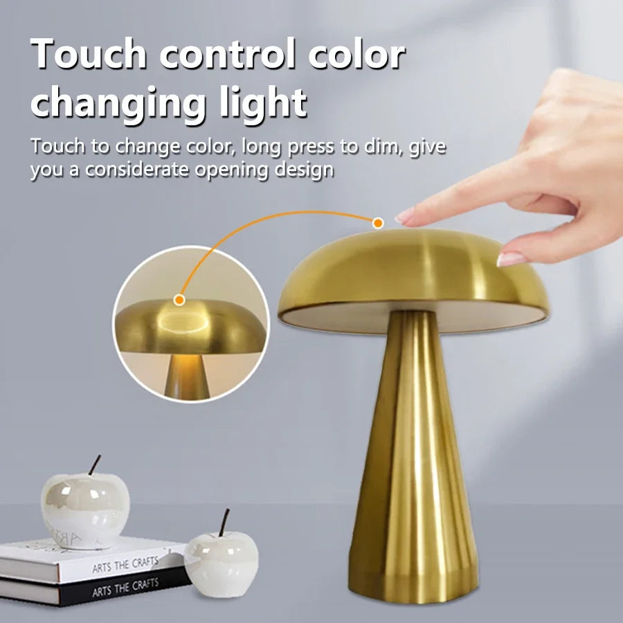 LUMMÉRAS Danish Mushroom Touch Lamp
