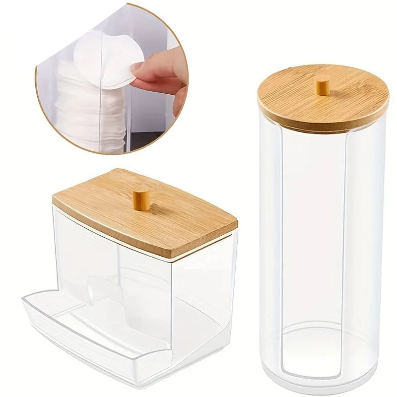 LUMMÉRAS Bamboo-Lid Acrylic Organizer Jar