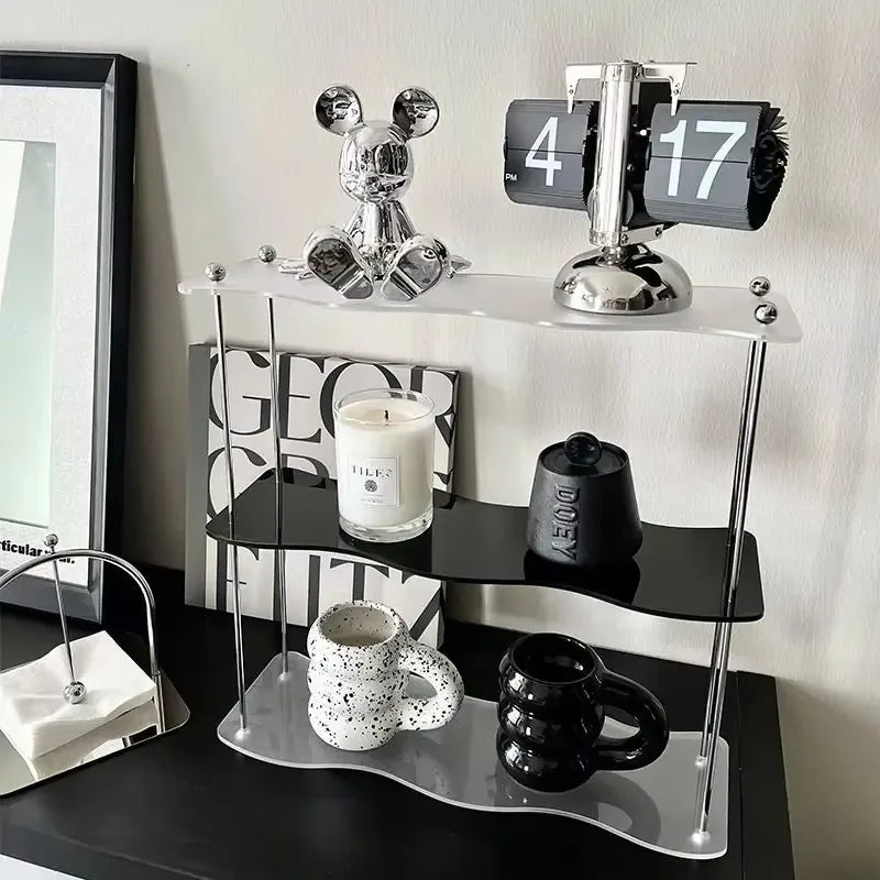 LUMMÉRAS CrystalRise – 3-Tier Acrylic Storage Rack