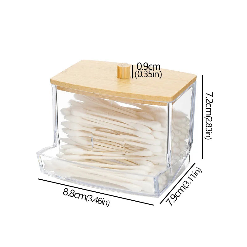 LUMMÉRAS Bamboo-Lid Acrylic Organizer Jar