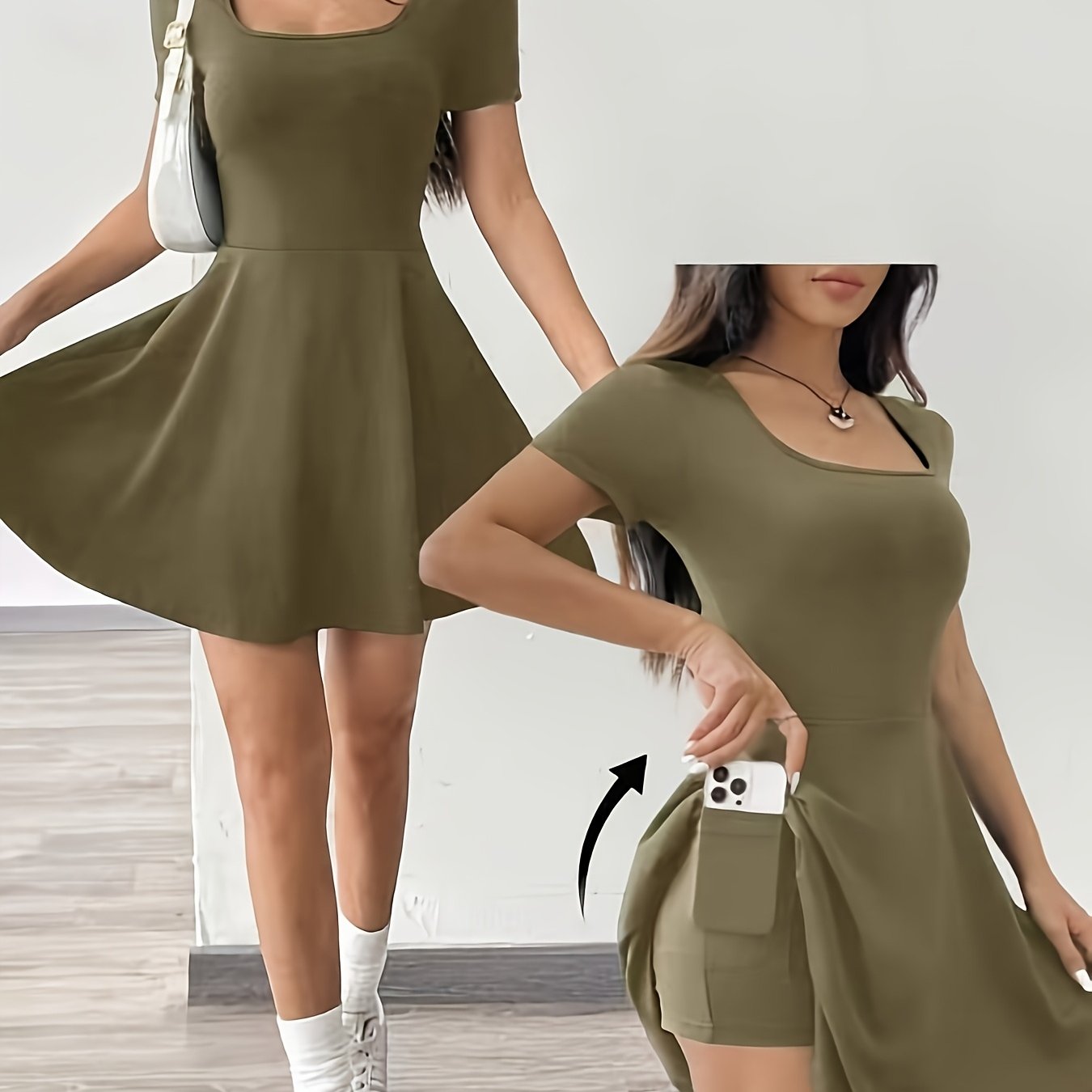 LUMMÉRAS Short Athletic Dress - Comfortable for Workout and Casual Wear