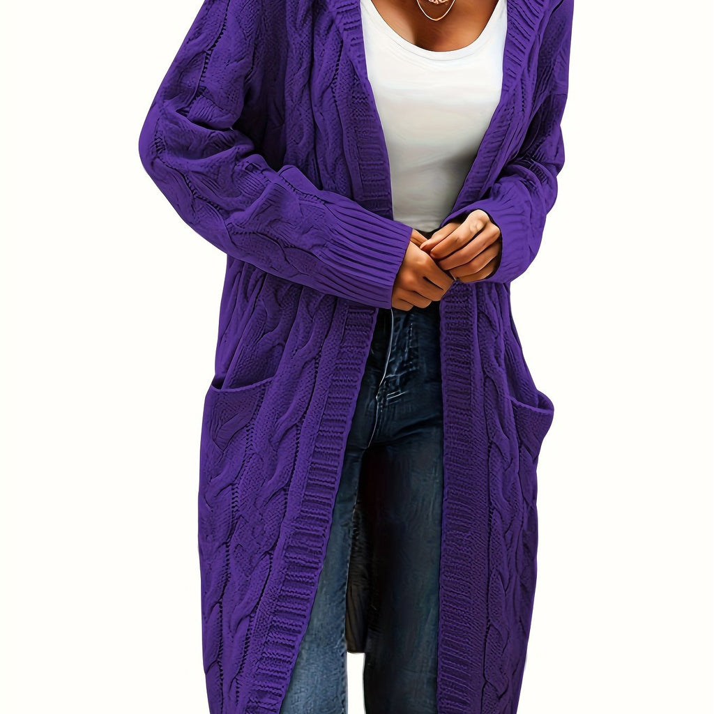 LUMMÉRAS Women's Open Front Cardigan with Pockets