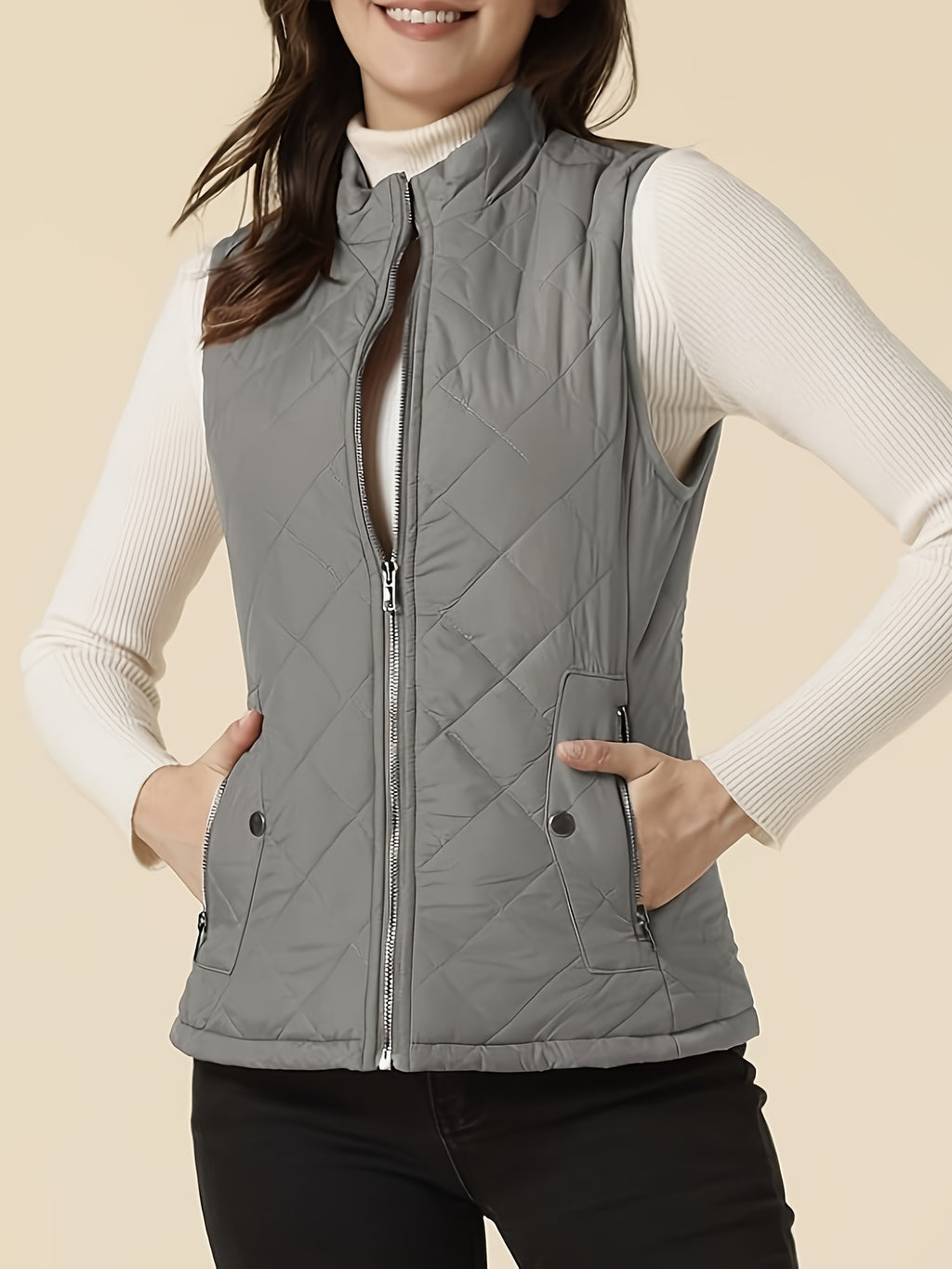 LUMMÉRAS Women's Lightweight Stand Collar Vest