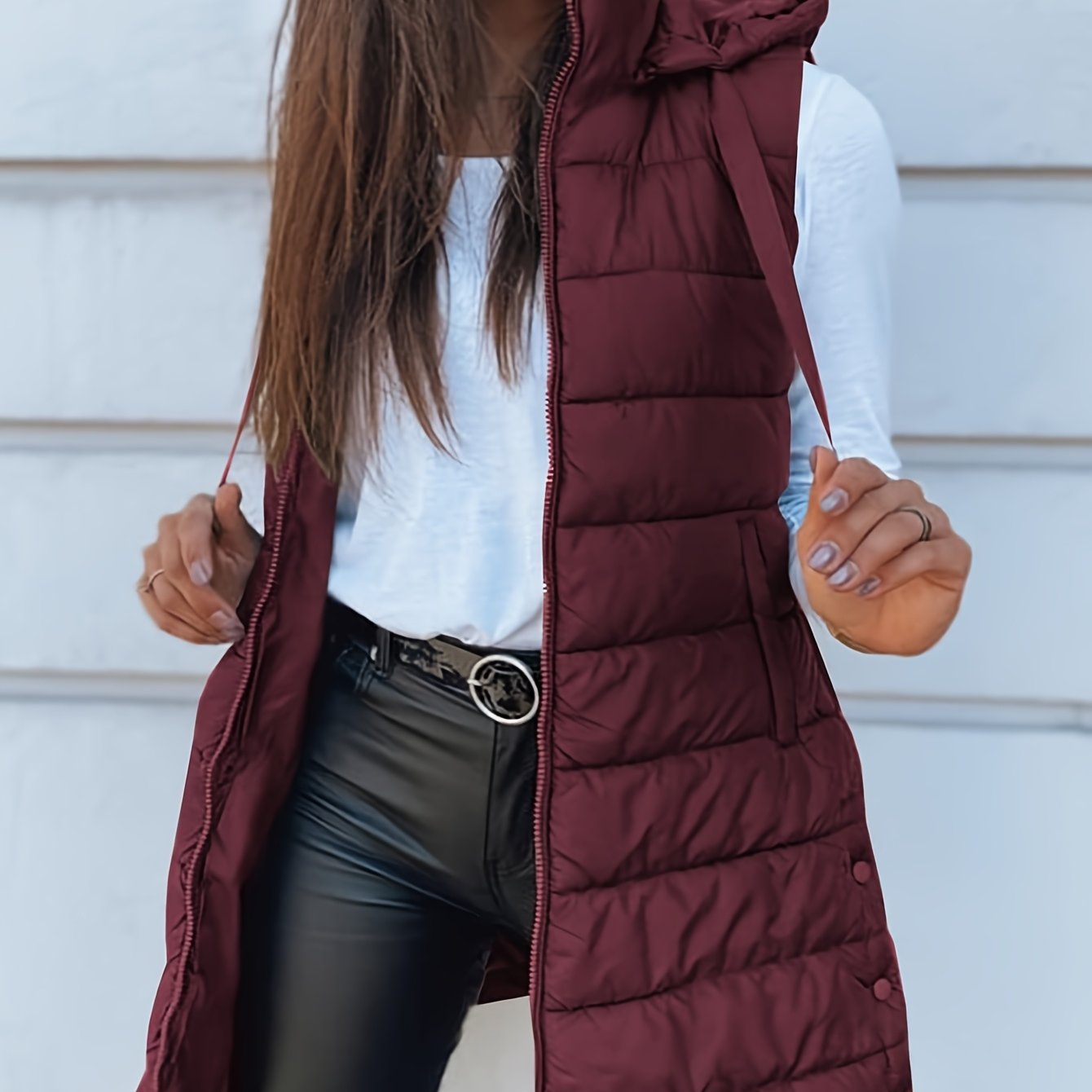LUMMÉRAS Elegant Women's Hooded Warm Vest