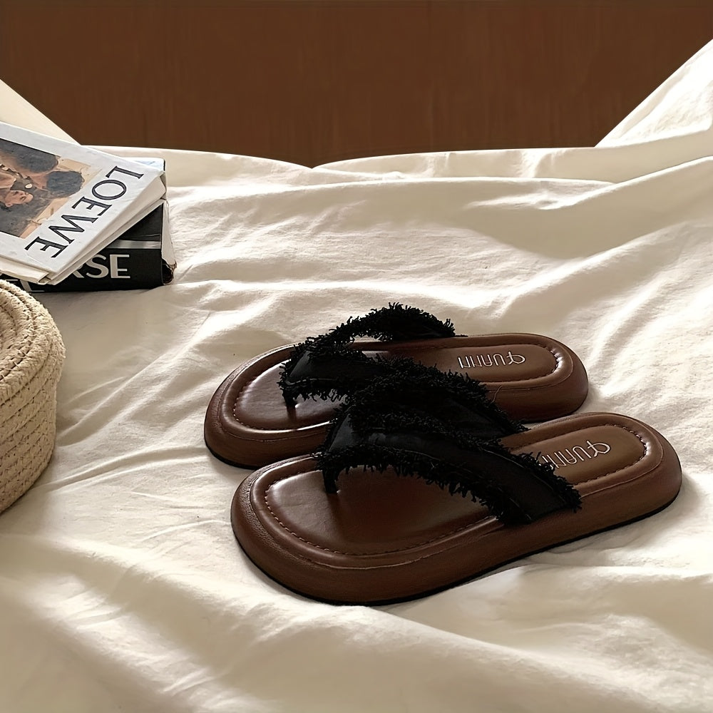 LUMMÉRAS Serene Textured Slide Sandals