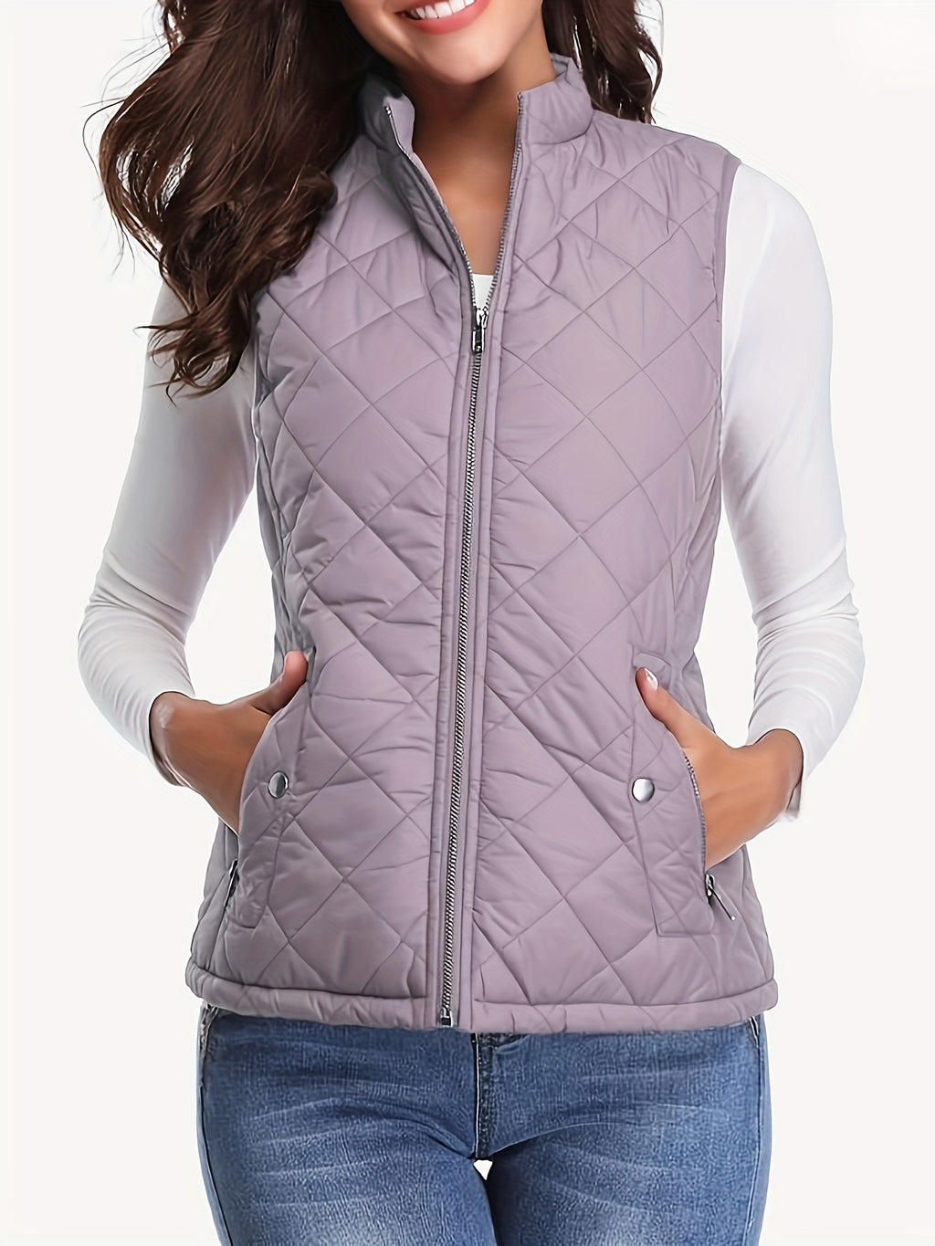 LUMMÉRAS Women's Lightweight Stand Collar Vest
