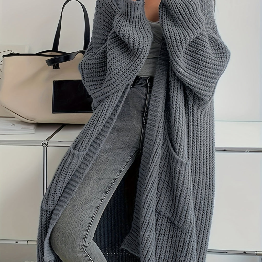 LUMMÉRAS Long Knit Open Cardigan