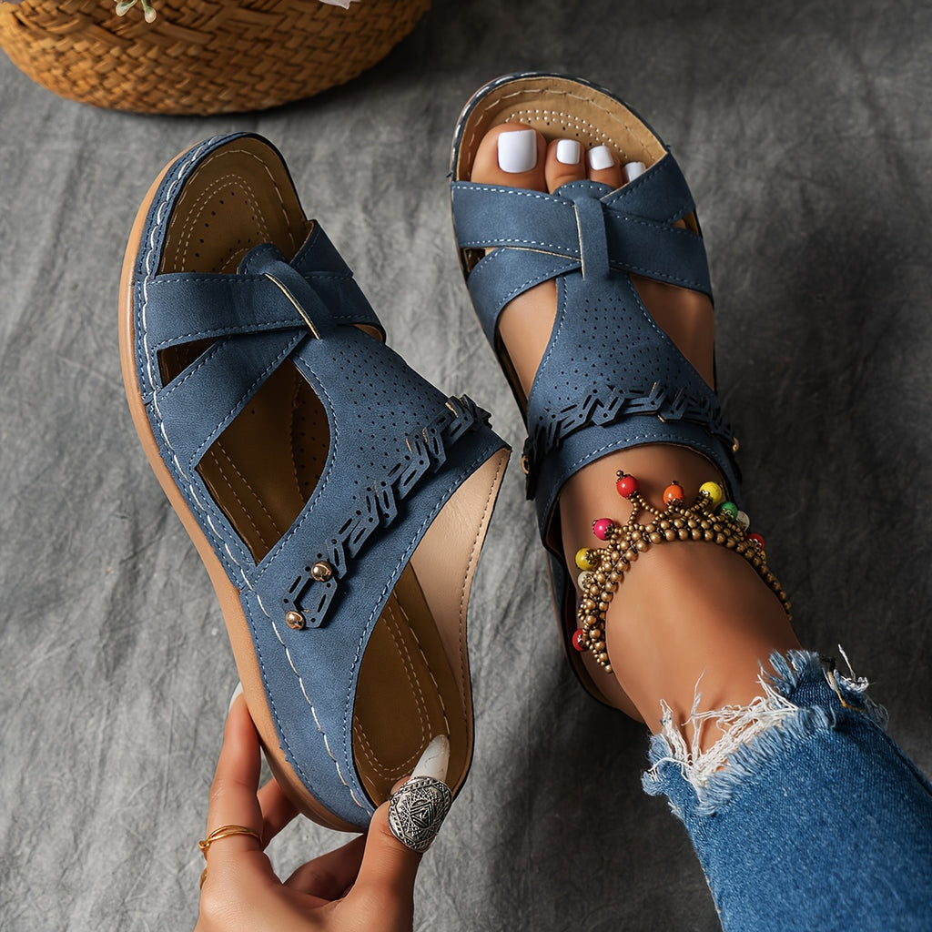LUMMÉRAS Flow Wedge Slide Sandals